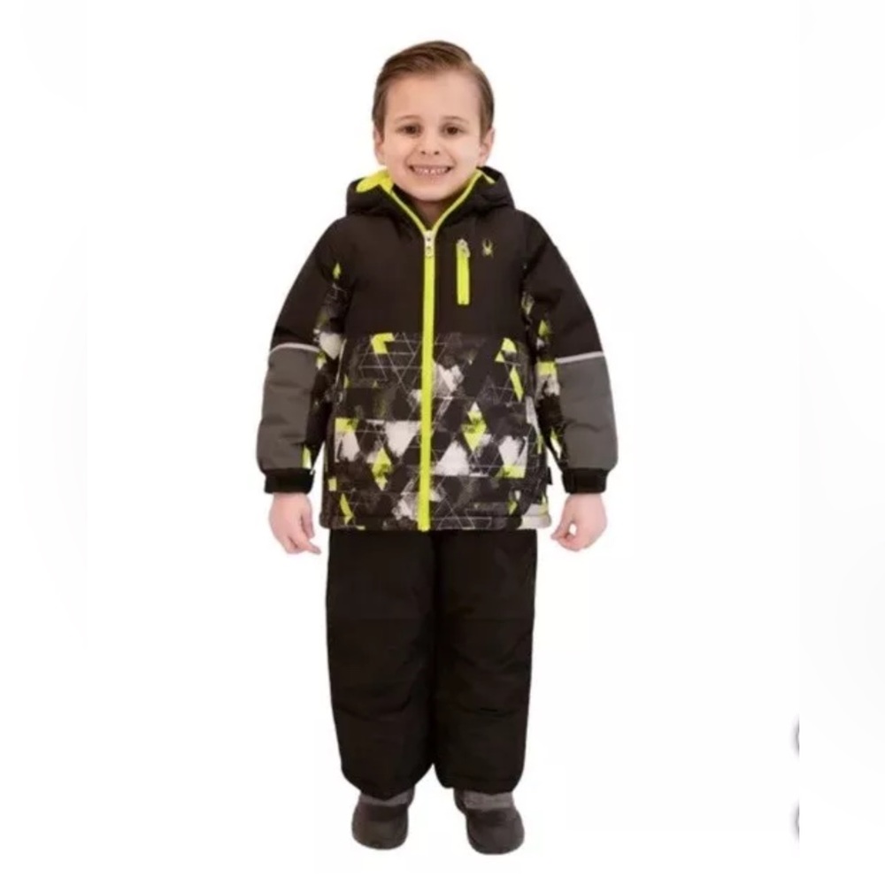 Spyder Boys 2 Piece Snowsuit Jacket with Matching Bib Pants Size 2T NWT